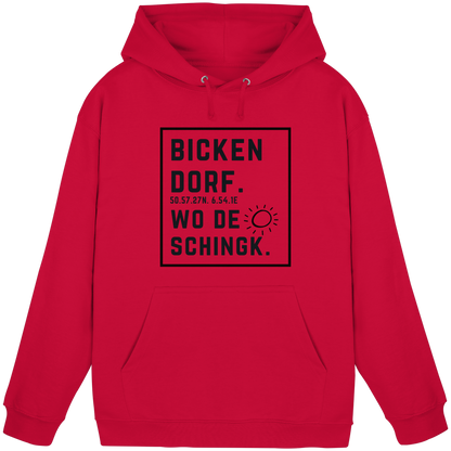 Wo de Sonn schingk - Bickendorf Druck  - Basic Unisex Hoodie