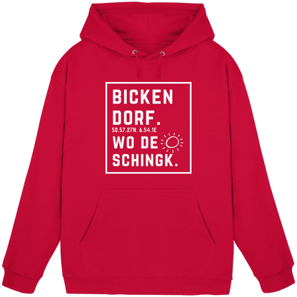 Wo de Sonn schingk - Bickendorf Druck - Basic Unisex Hoodie