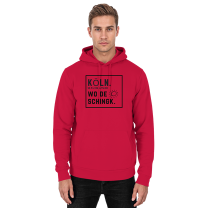Wo de Sonn schingk - Köln Druck   - Basic Unisex Hoodie