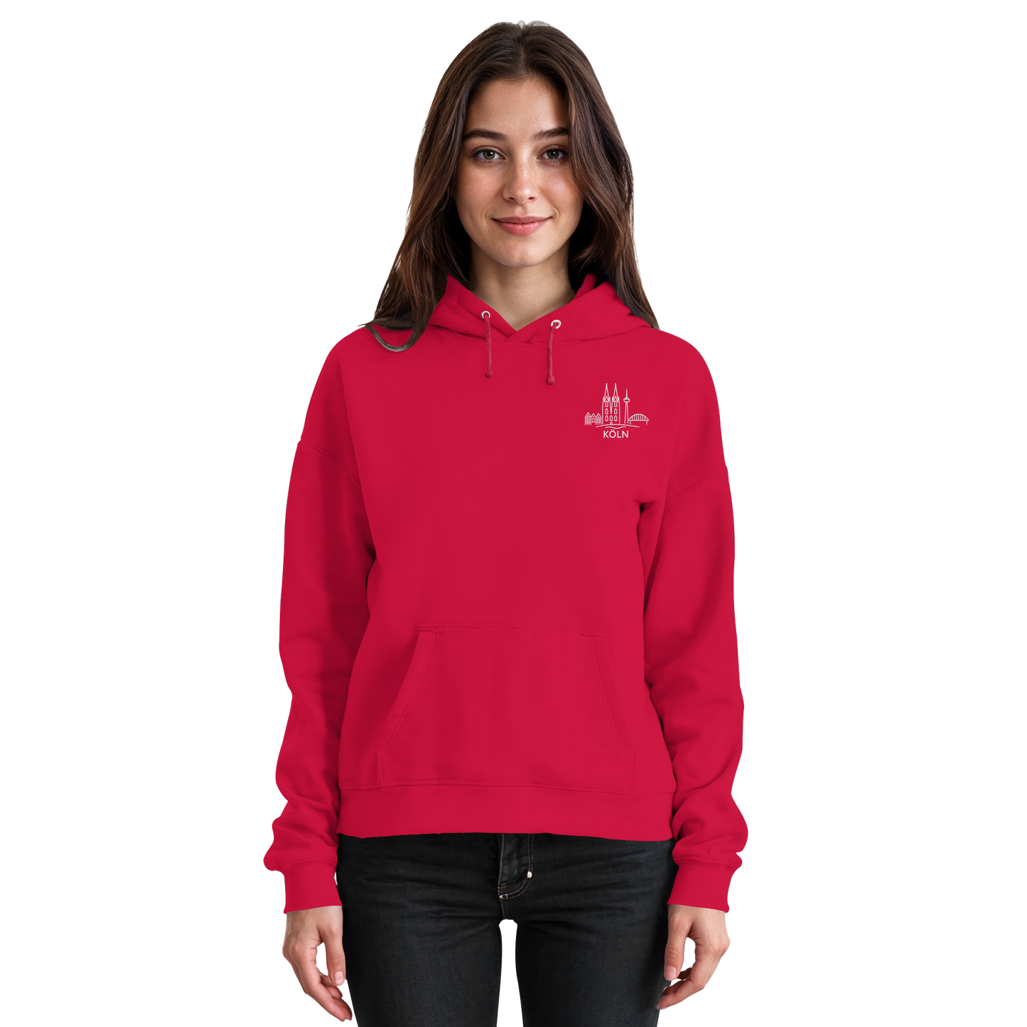 Köln Skyline Stick - Basic Unisex Hoodie