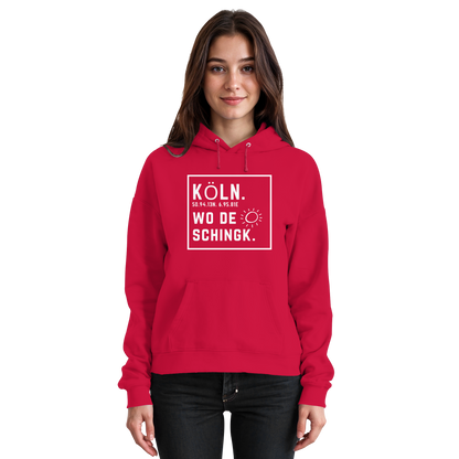 Wo de Sonn schingk - Köln Druck - Basic Unisex Hoodie