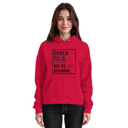 Wo de Sonn schingk - Ehrenfeld Druck  - Basic Unisex Hoodie