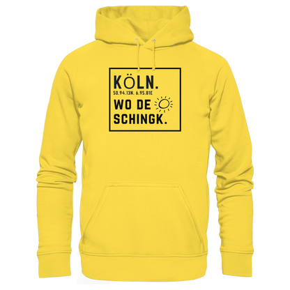 Wo de Sonn schingk - Köln Druck   - Basic Unisex Hoodie