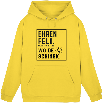 Wo de Sonn schingk - Ehrenfeld Druck  - Basic Unisex Hoodie