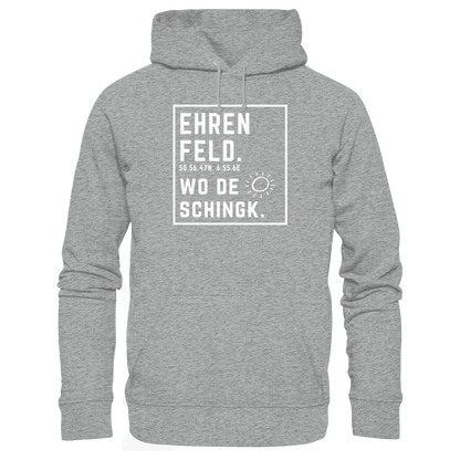 Wo de Sonn schingk - Ehrenfeld Druck - Basic Unisex Hoodie