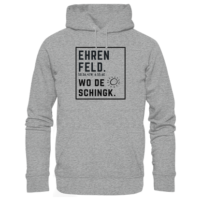 Wo de Sonn schingk - Ehrenfeld Druck  - Basic Unisex Hoodie