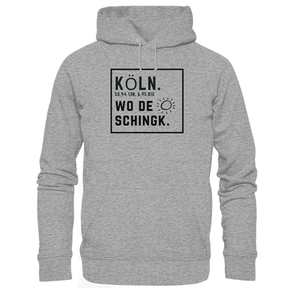 Wo de Sonn schingk - Köln Druck   - Basic Unisex Hoodie