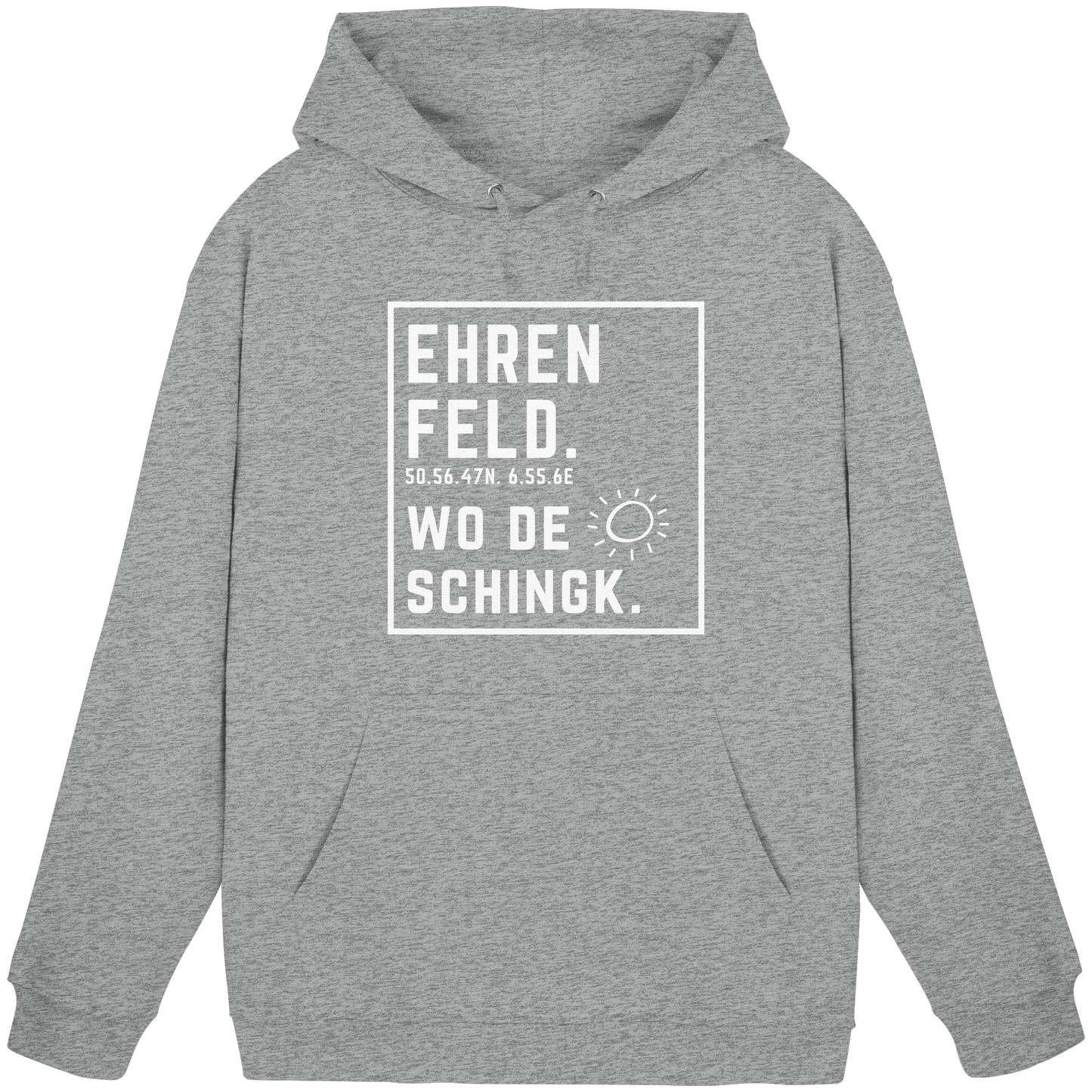 Wo de Sonn schingk - Ehrenfeld Druck - Basic Unisex Hoodie