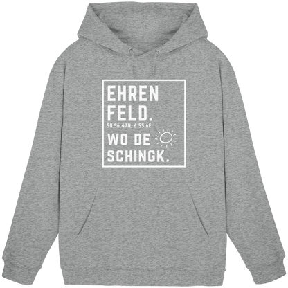 Wo de Sonn schingk - Ehrenfeld Druck - Basic Unisex Hoodie