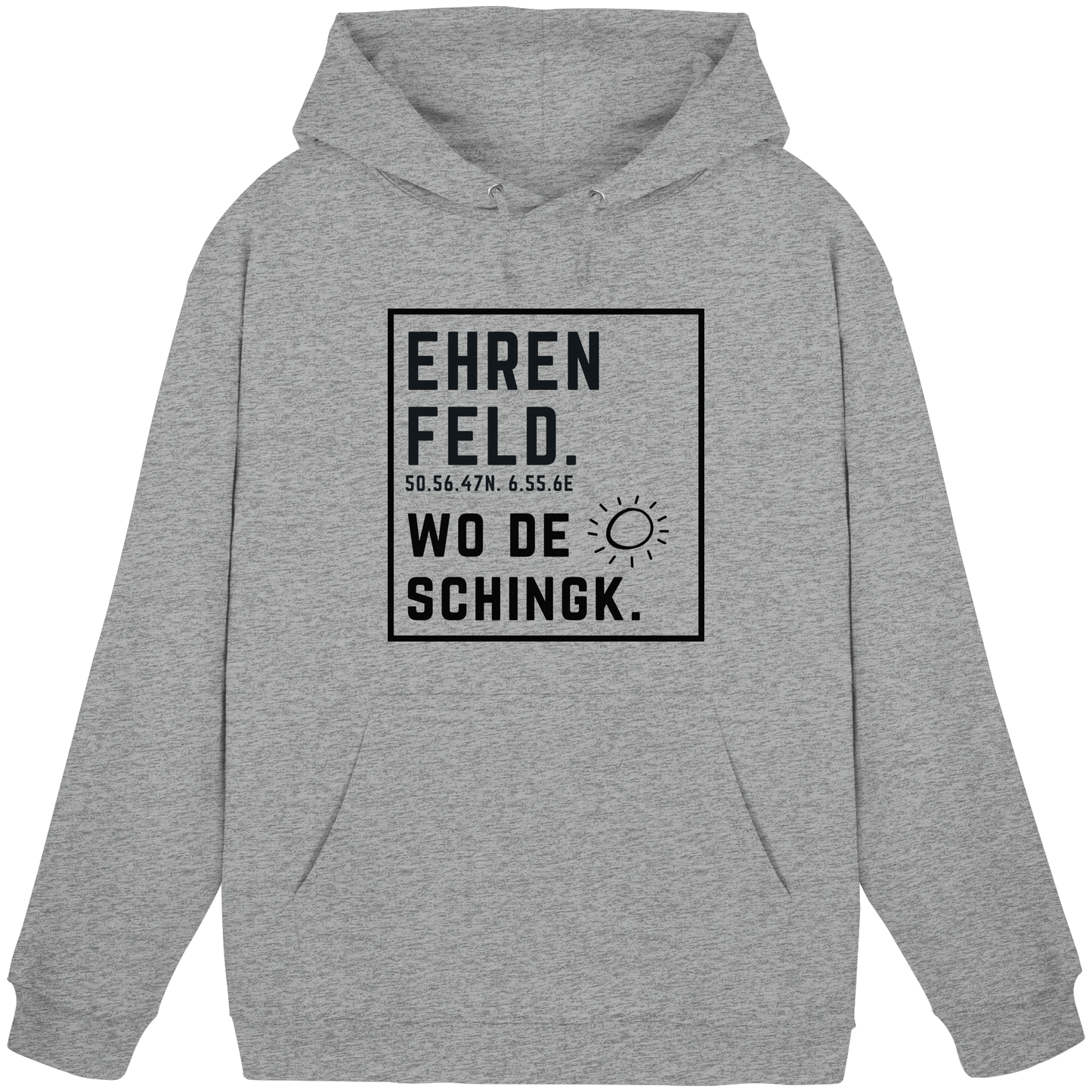 Wo de Sonn schingk - Ehrenfeld Druck  - Basic Unisex Hoodie