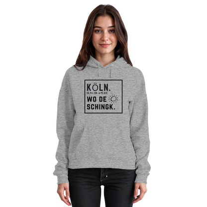 Wo de Sonn schingk - Köln Druck   - Basic Unisex Hoodie