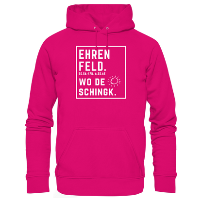 Wo de Sonn schingk - Ehrenfeld Druck - Basic Unisex Hoodie