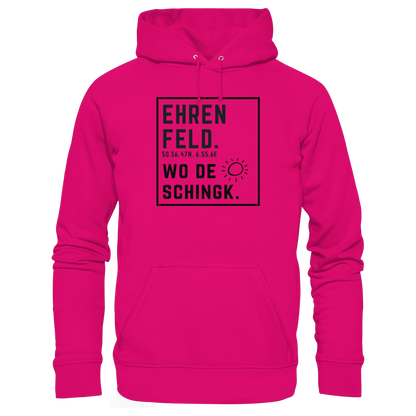 Wo de Sonn schingk - Ehrenfeld Druck  - Basic Unisex Hoodie
