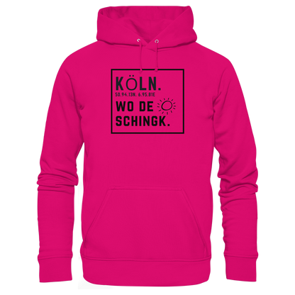 Wo de Sonn schingk - Köln Druck   - Basic Unisex Hoodie