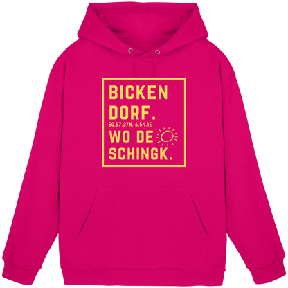 Wo de Sonn schingk - Bickendorf Druck - Basic Unisex Hoodie