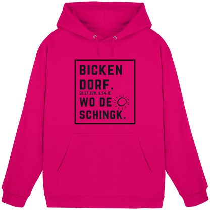 Wo de Sonn schingk - Bickendorf Druck  - Basic Unisex Hoodie