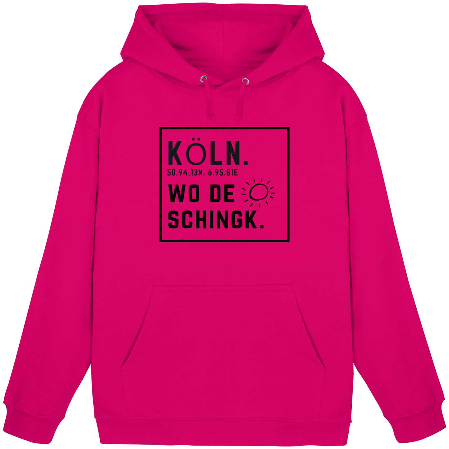 Wo de Sonn schingk - Köln Druck   - Basic Unisex Hoodie