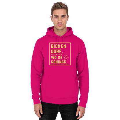 Wo de Sonn schingk - Bickendorf Druck - Basic Unisex Hoodie