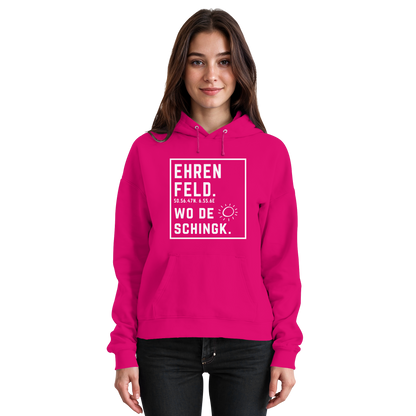 Wo de Sonn schingk - Ehrenfeld Druck - Basic Unisex Hoodie