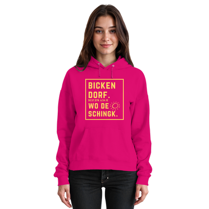 Wo de Sonn schingk - Bickendorf Druck - Basic Unisex Hoodie