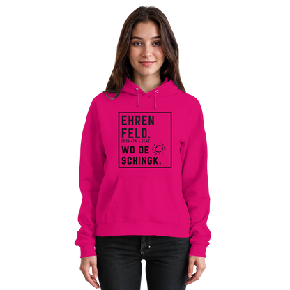 Wo de Sonn schingk - Ehrenfeld Druck  - Basic Unisex Hoodie