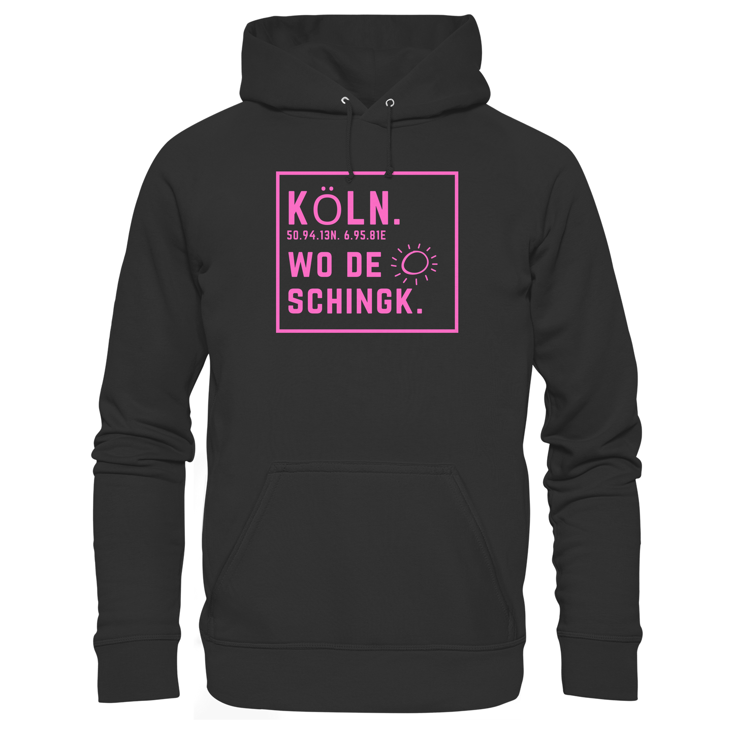 Wo de Sonn schingk - Köln Druck  - Basic Unisex Hoodie