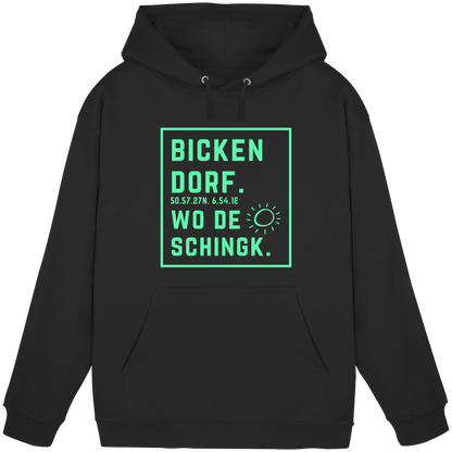 Wo de Sonn schingk - Bickendorf Druck - Basic Unisex Hoodie