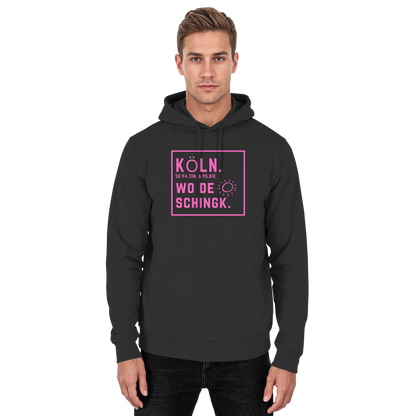 Wo de Sonn schingk - Köln Druck  - Basic Unisex Hoodie