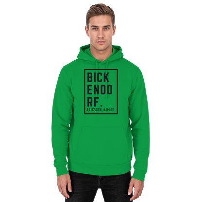 Bickendorf Koordinaten (großer Druck auf der Brust) - Basic Unisex Hoodie