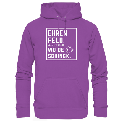 Wo de Sonn schingk - Ehrenfeld Druck - Basic Unisex Hoodie