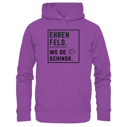 Wo de Sonn schingk - Ehrenfeld Druck  - Basic Unisex Hoodie