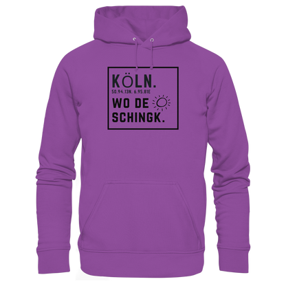 Wo de Sonn schingk - Köln Druck   - Basic Unisex Hoodie