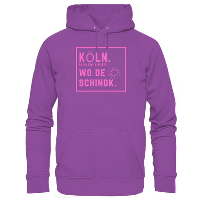 Wo de Sonn schingk - Köln Druck  - Basic Unisex Hoodie