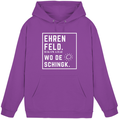 Wo de Sonn schingk - Ehrenfeld Druck - Basic Unisex Hoodie