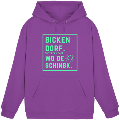 Wo de Sonn schingk - Bickendorf Druck - Basic Unisex Hoodie