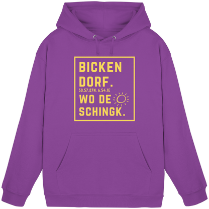 Wo de Sonn schingk - Bickendorf Druck - Basic Unisex Hoodie