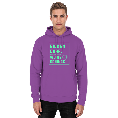 Wo de Sonn schingk - Bickendorf Druck - Basic Unisex Hoodie