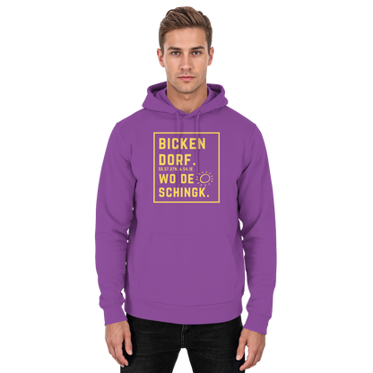 Wo de Sonn schingk - Bickendorf Druck - Basic Unisex Hoodie