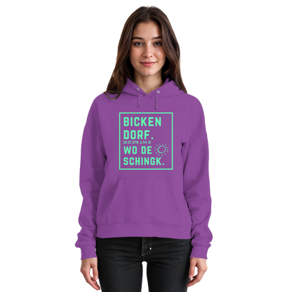 Wo de Sonn schingk - Bickendorf Druck - Basic Unisex Hoodie