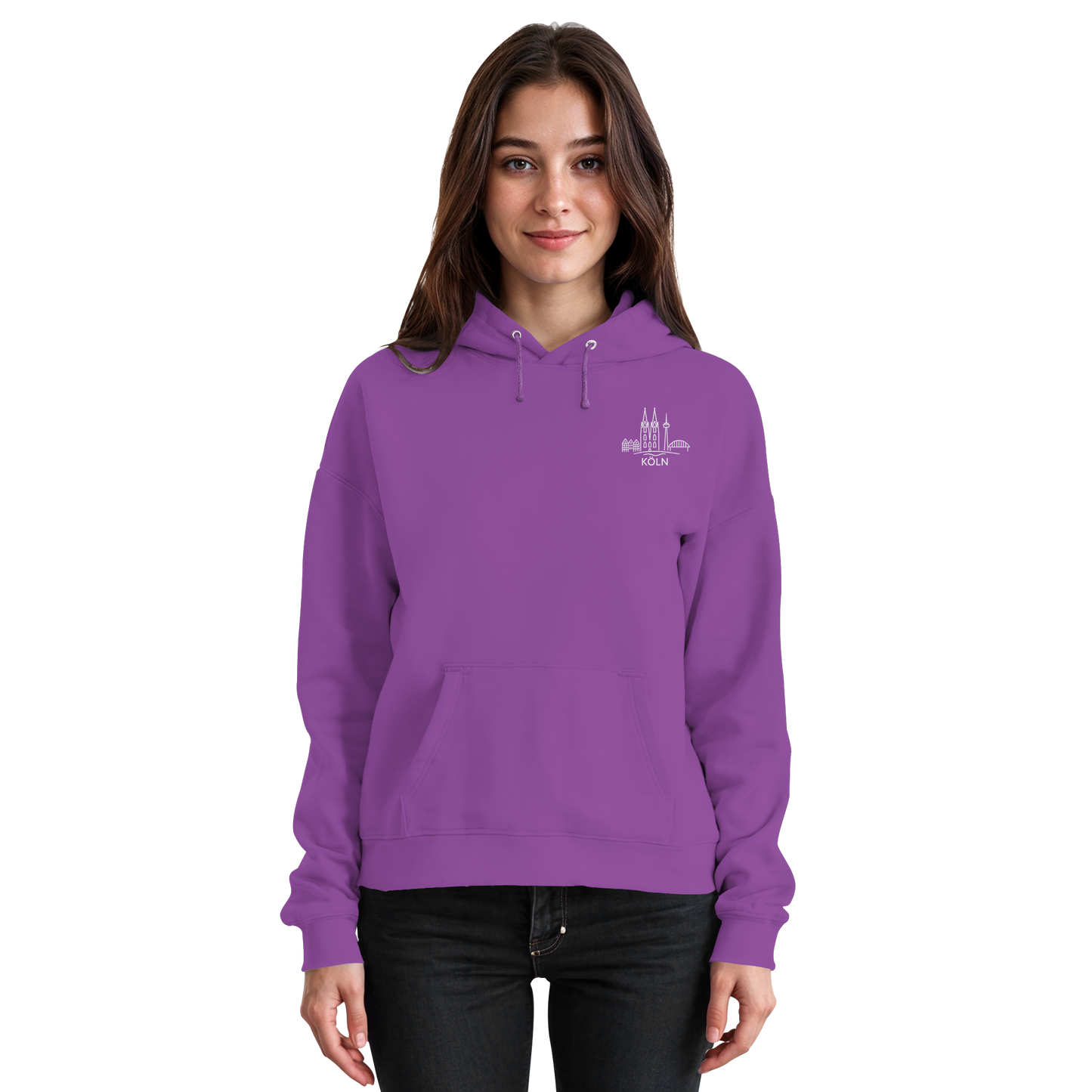 Köln Skyline Stick - Basic Unisex Hoodie