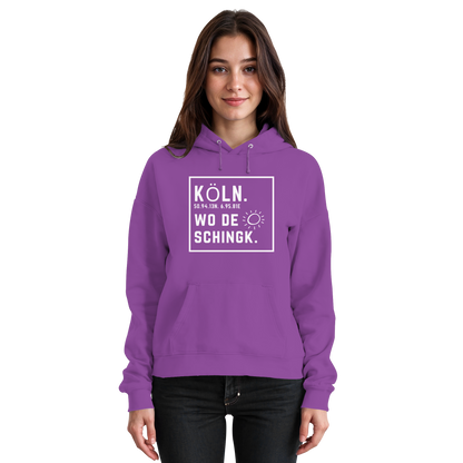 Wo de Sonn schingk - Köln Druck - Basic Unisex Hoodie