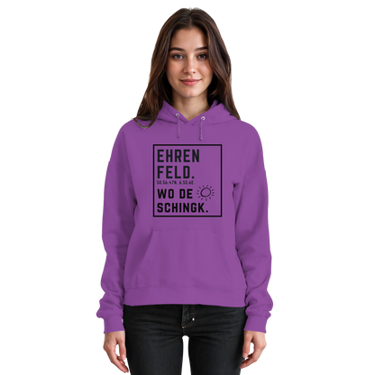 Wo de Sonn schingk - Ehrenfeld Druck  - Basic Unisex Hoodie