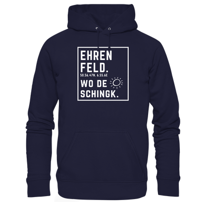 Wo de Sonn schingk - Ehrenfeld Druck - Basic Unisex Hoodie