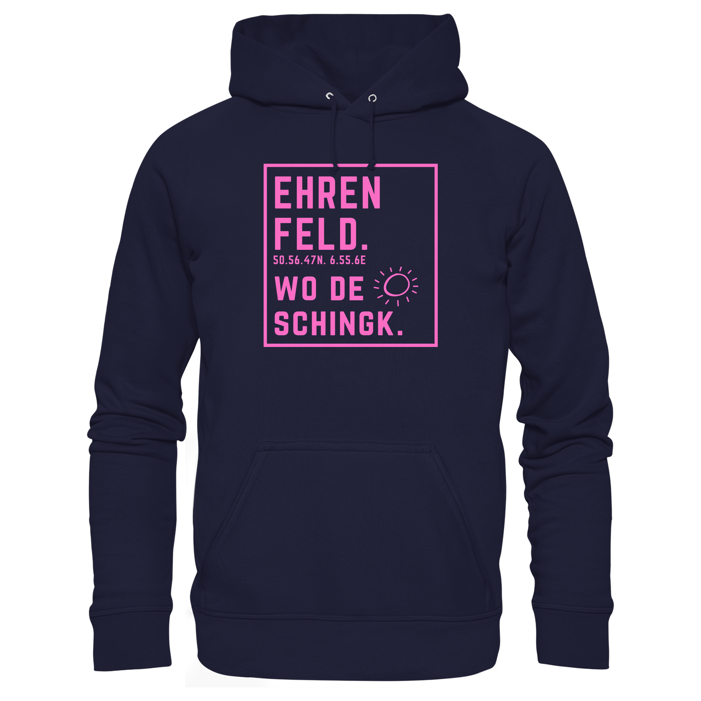 Wo de Sonn schingk - Ehrenfeld Druck   - Basic Unisex Hoodie