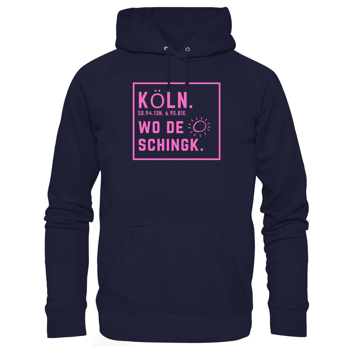 Wo de Sonn schingk - Köln Druck  - Basic Unisex Hoodie