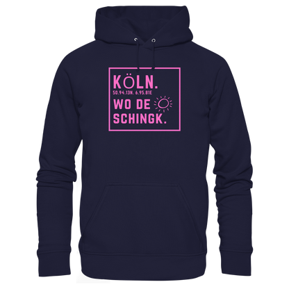 Wo de Sonn schingk - Köln Druck  - Basic Unisex Hoodie