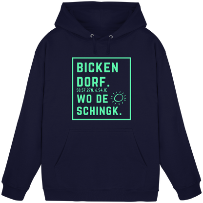 Wo de Sonn schingk - Bickendorf Druck - Basic Unisex Hoodie