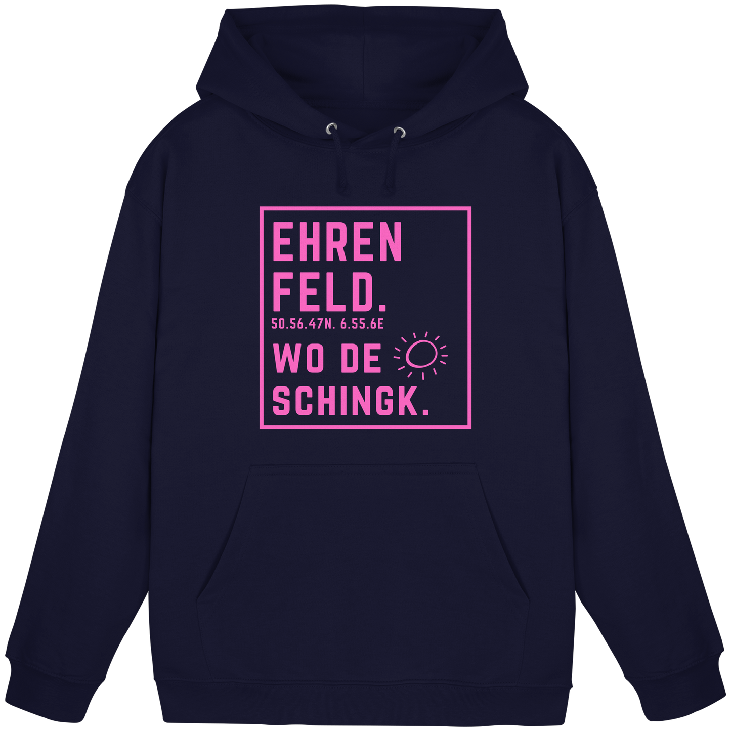 Wo de Sonn schingk - Ehrenfeld Druck   - Basic Unisex Hoodie