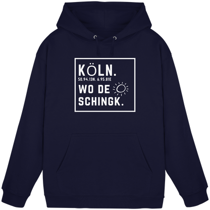 Wo de Sonn schingk - Köln Druck - Basic Unisex Hoodie