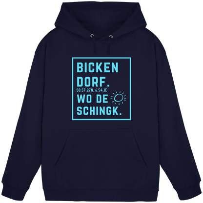 Wo de Sonn schingk - Bickendorf Druck - Basic Unisex Hoodie